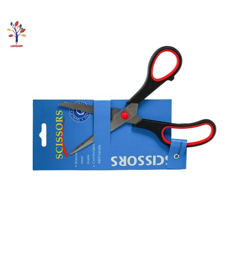 Office scissors 20.5 cm, plastic handle