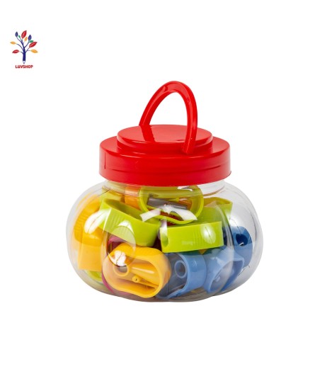 Oval plastic sharpener