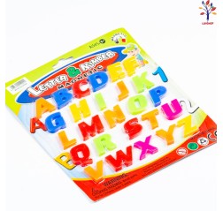 Plastic letter magnets