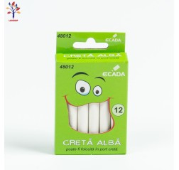 Creta scolara alba 12 bucati