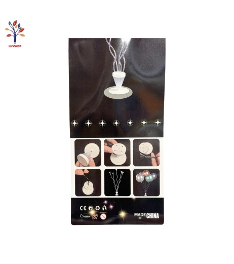 Balloon holder 5 plastic sticks