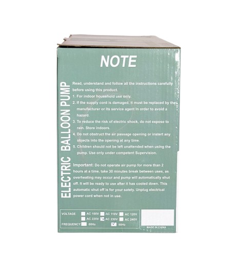 Electric balloon pump HT509