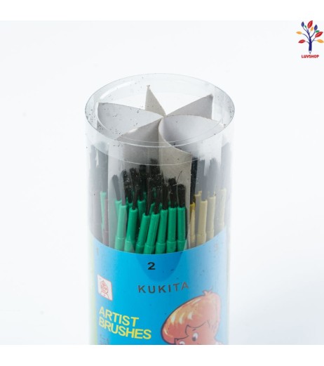 Pensule desen plastic 144 b/set