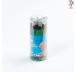 Pensule desen plastic 144 b/set