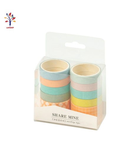 Banda adeziva color 10 role