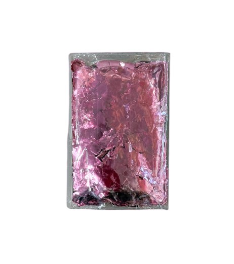 Confetti 1*1 square 100 gr pink