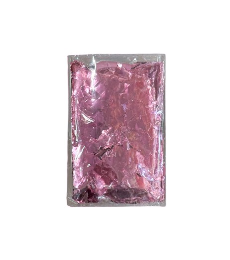 Confetti 1*1 square 100 gr pink