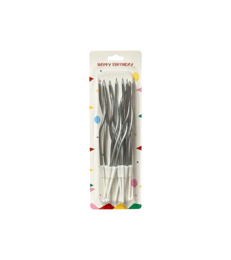 Spiral cake candles 12 pcs/set