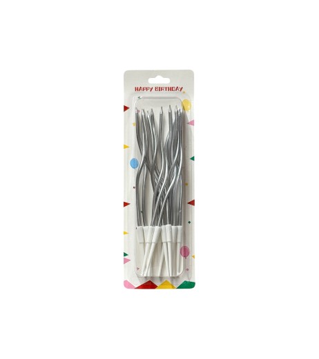 Spiral cake candles 12 pcs/set