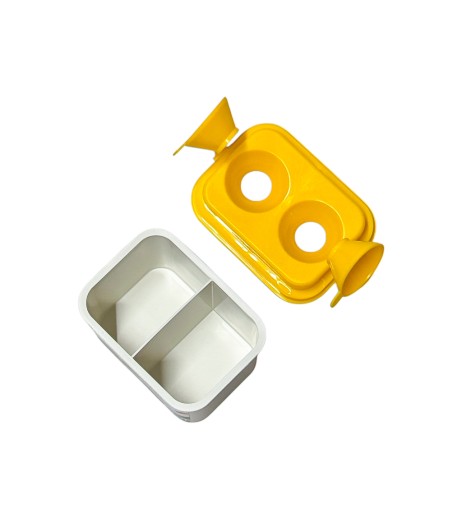 Pahar plastic pentru pictura 2 compartimente