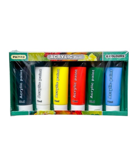 Acuarele 6 culori acrilice PA7112