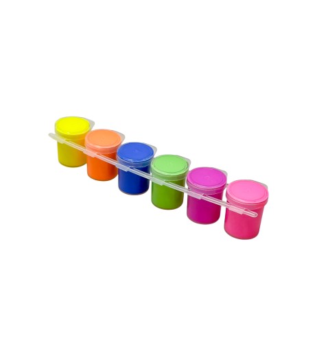 Acuarele 6 culori neon 6018