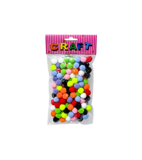 Accesorii craft pom-pom multicolor