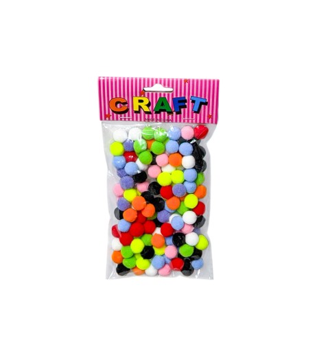 Accesorii craft pom-pom multicolor