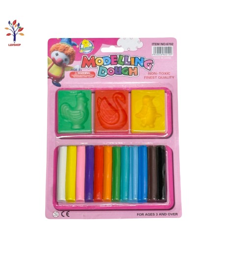 Plasticine 12 colors TK6702