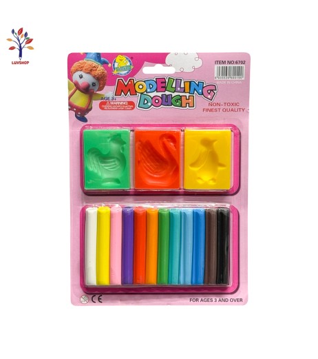 Plasticine 12 colors TK6702