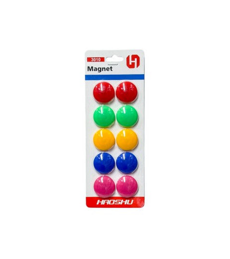Colored magnets 10 pcs/set H3010