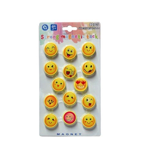 Set of 14 Face magnets H0171