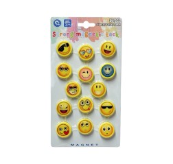 Set of 14 Face magnets H0171