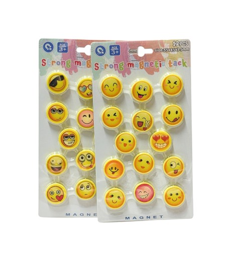 Set of 14 Face magnets H0171