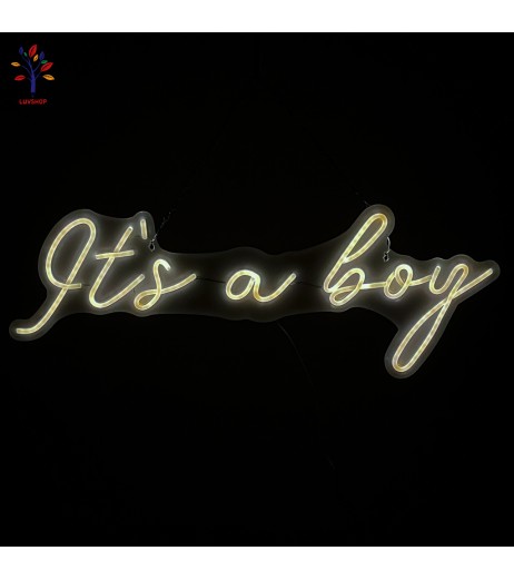 Panou led Its a boy 70*25 cm