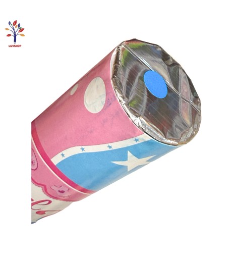 Tub confetti Boy or Girl 30 cm albastru