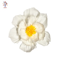 Decor petrecere floare alba 4 buc/set