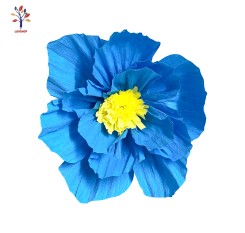 Decor petrecere floare blue 4 buc/set
