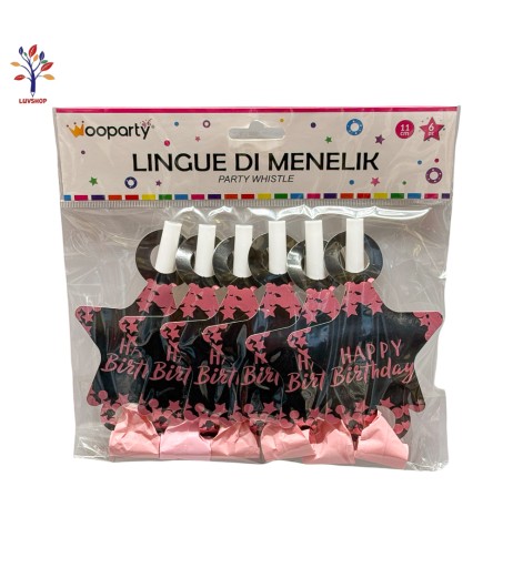 Suflatori petrecere din carton 6 buc/set SR001