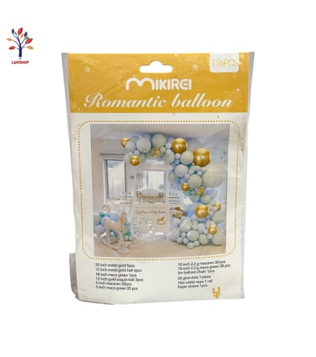Ghirlanda baloane decor 116 piese