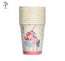 Pahare petrecere din carton 10/set Girl