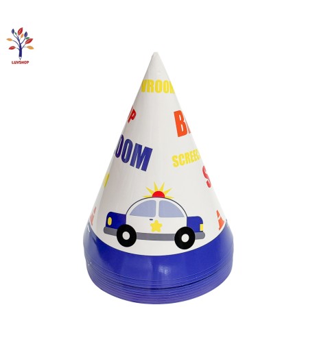 Coifuri petrecere din carton 10/set Car