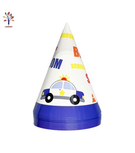 Coifuri petrecere din carton 10/set Car