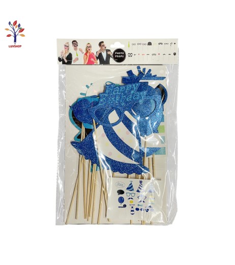 Accesorii petrecere 20/set bleu