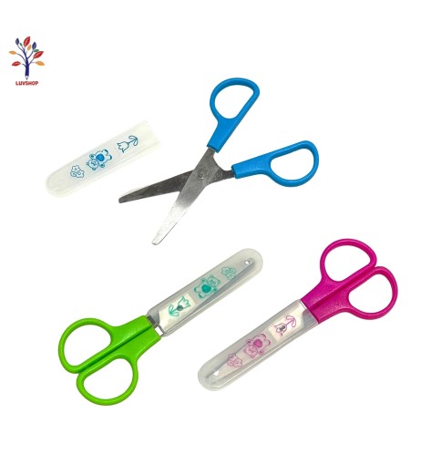 School scissors with sheath 5002