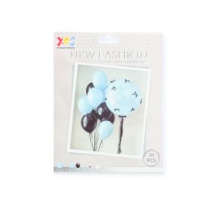 Baloane 8/set din latex XGS1629-HD1, bleu