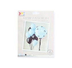 Baloane 8/set din latex XGS1629-HD1, bleu Baloane 8/set din latex XGS1629-HD1, bleu