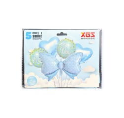 Baloane folie 5/set bleu It's a Boy Baloane folie 5/set bleu It's a Boy