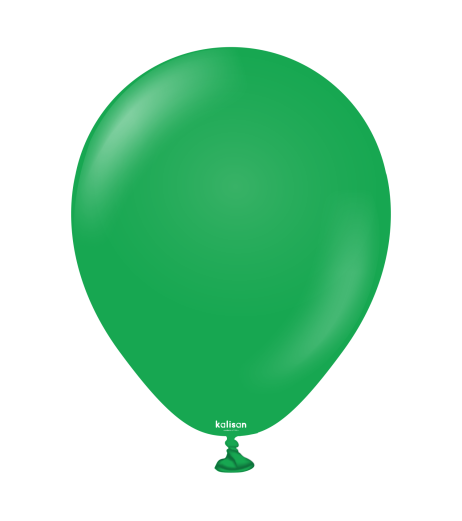Baloane latex Kalisan 5” (13 cm) Standard Green 100/set