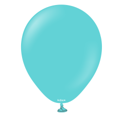Baloane latex Kalisan 5” (13 cm) Standard Aqua 50/set