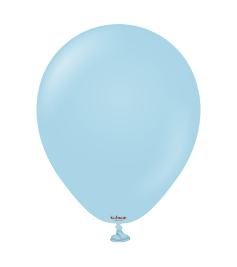 Baloane latex Kalisan 5” (13 cm) Macaron Blue 100/set