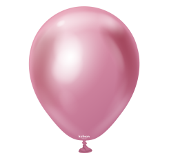 Baloane latex Kalisan 5” (13 cm) Mirror Pink 100/set