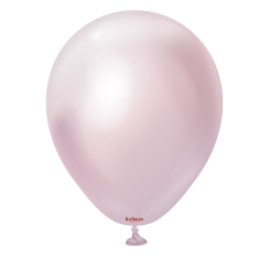 Baloane latex Kalisan 5” (13 cm) Mirror Pink Gold 100/set
