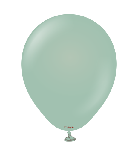 Baloane latex Kalisan 5” (13 cm) Retro Winter Green 100/set