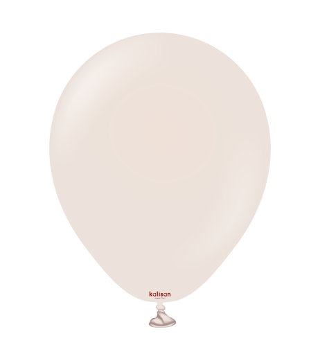 Baloane latex Kalisan 5” (13 cm) Retro White Sand 100/set