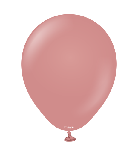 Baloane latex Kalisan 5” (13 cm) Retro Rosewood 100/set