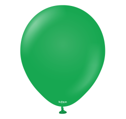 Kalisan latex balloons 12” (30 cm) Standard Green 100/set