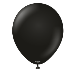 Kalisan latex balloons 12” (30 cm) Standard Black 100/set