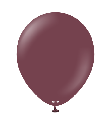 Kalisan latex balloons 12” (30 cm) Standard Burgundy 100/set