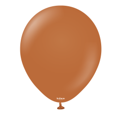 Baloane latex Kalisan 12” (30 cm) Standard Caramel Brown 100/set